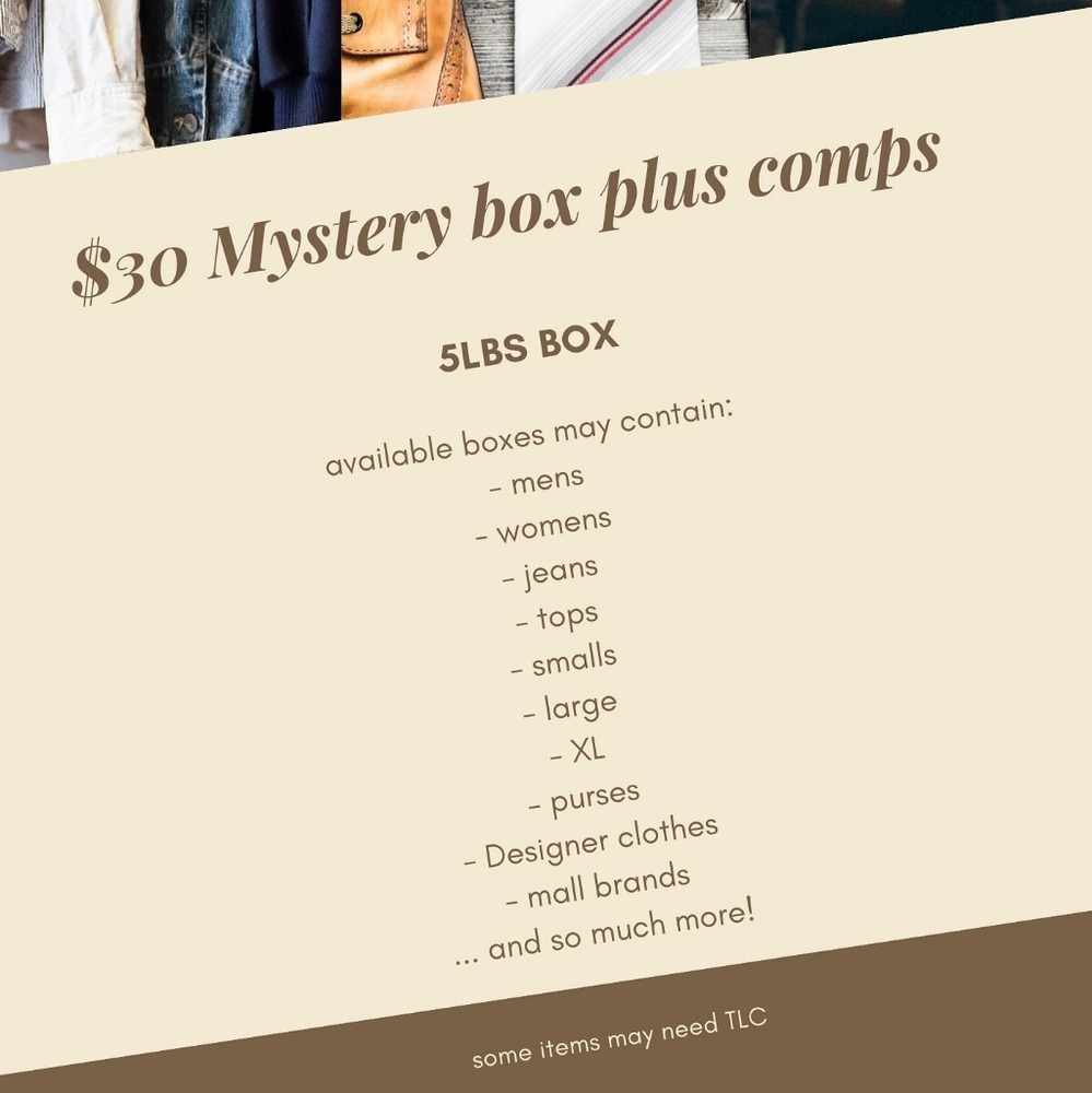 5LBS mixed clothing mystery box